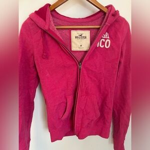 Y2K Hollister Co. Pink Zip-up Hoodie